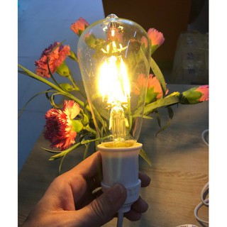 BÓNG ĐÈN EDISON ST64 GIẢ SỢI ĐỐT