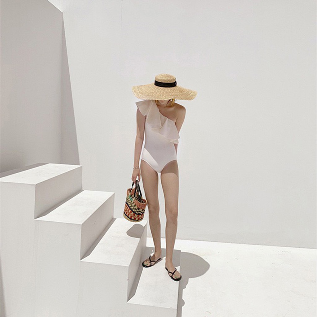 Bikini một mảnh thiết kế lệch vai sang chảnh - Đồ bơi nữ cao cấp DEMURE