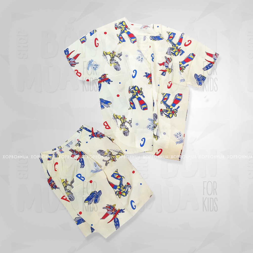 Bộ Lanh Cho Bé Trai 40-45kg 🥗🥗 Bộ Tôn Lanh Bé Trai Size Đại - Shop Bốn Mùa