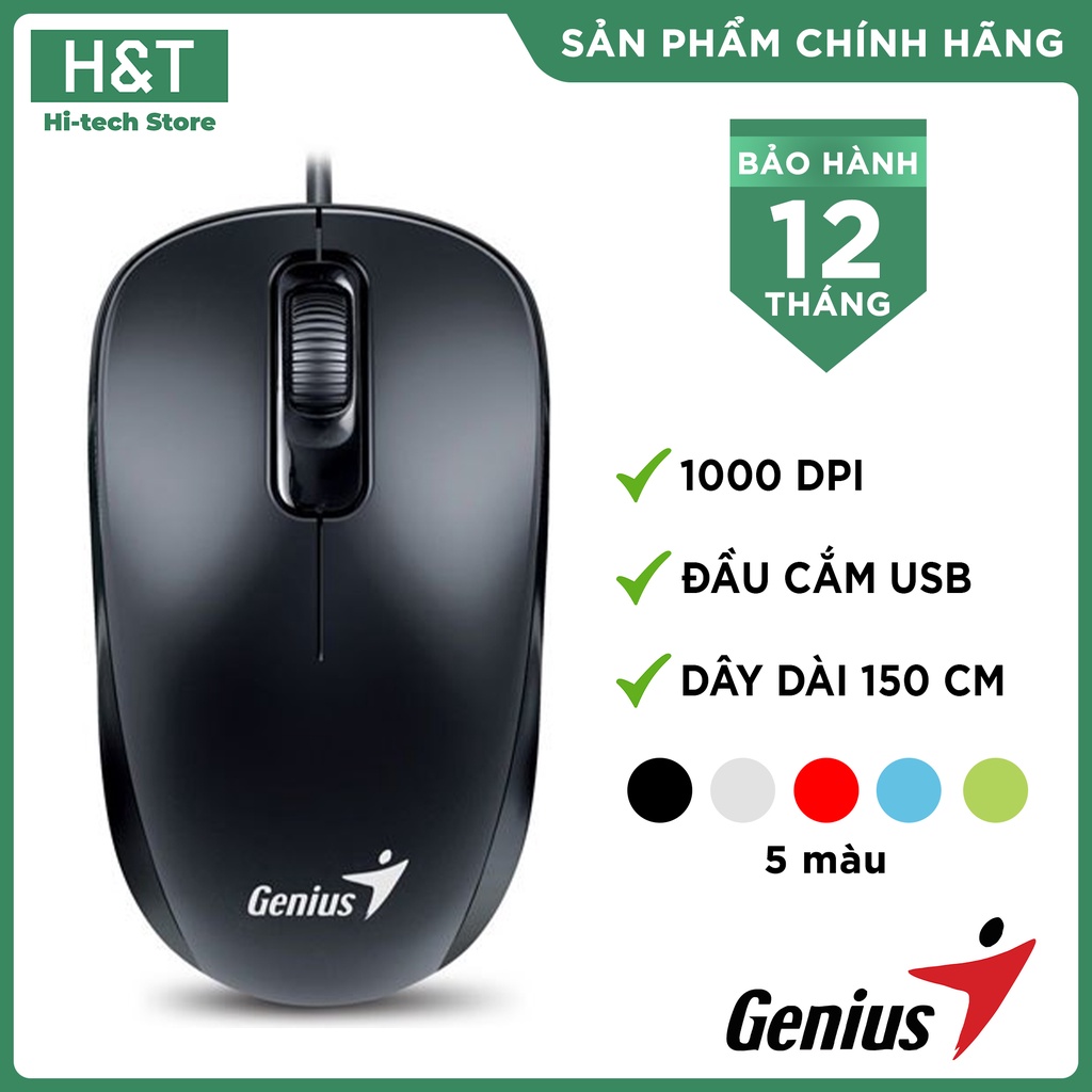 Chuột quang có dây Genius DX-110