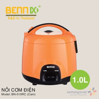 Mua Nồi cơm điện Bennix BN-010RC dung tích 1 lít lòng nồi niêu màu cam - Hàng chính hãng  bảo hành 12 tháng