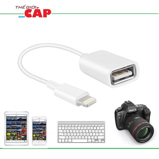 Cáp Lightning USB OTG Sang Dành Cho iPhone, iPad