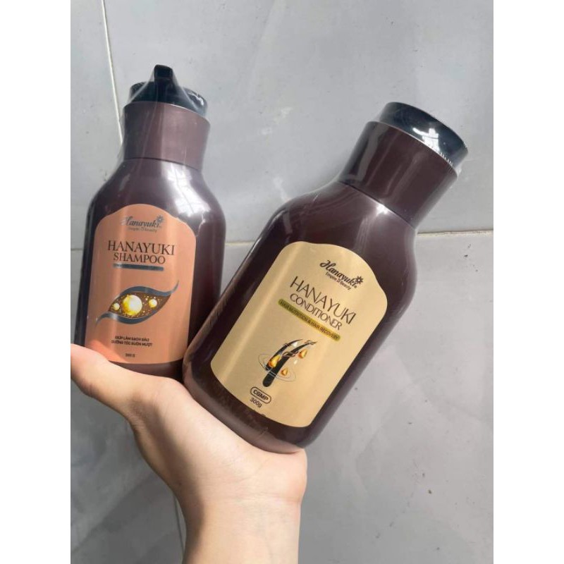 Bộ Đôi Dầu Gội & Dầu Xã Hanayuki ( HANAYUKI SHAMPOO + HANAYUKI CONDITI