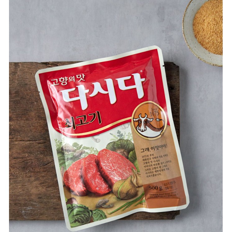 [CJ] HẠT NÊM BÒ DASIDA 500G - [CJ] 고향의 맛 다시다 쇠고기 500G