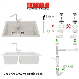 Chậu rửa chén Carysil LAC2