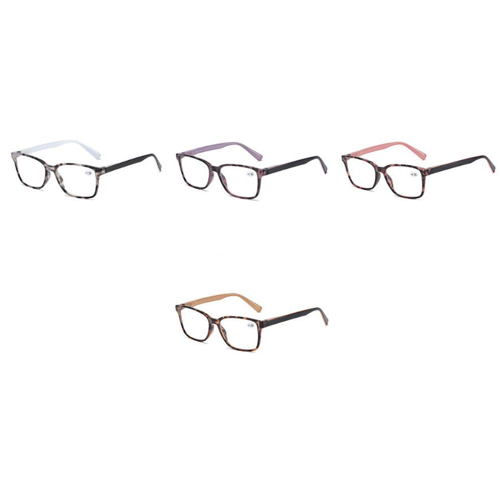 Kính Đọc Sách Chống Bức Xạ Bằng Nhựa Resin Chống Bức Xạ In Họa Tiết Da Báo Phong Cách Retro Cho Nam Và Nữ