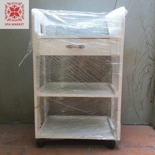 Xe đẩy gỗ spa