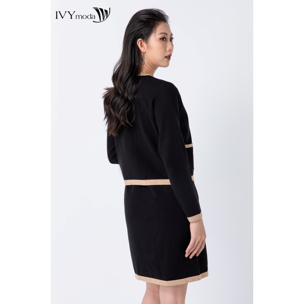 Áo khoác len có túi vuông IVY moda MS 77M3918