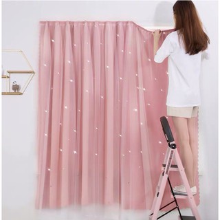 RÈM CỬA DÁN LUNG LINH NGÔI SAO KHÔNG CẦN KHOAN TƯỜNG [HÀNG ORDER CÂN NHẮC TRƯỚC KHI ĐẶT]