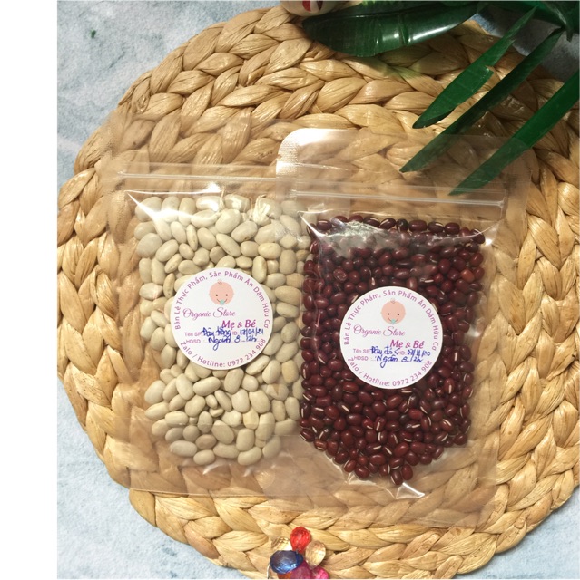 [Combo 2 bịch] Đậu trắng,đậu đỏ hữu cơ Markal 100g