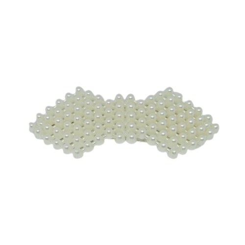 {HÀNG CÓ SẴN}Kẹp tóc mái đính ngọc trai nhân tạo (2.7X8cm)