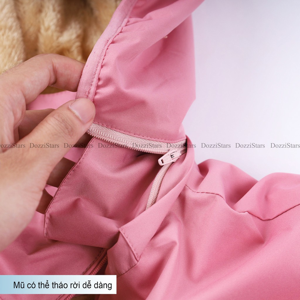 Áo gió nữ lót lông cừu chính hãng CCBee, vải chống nhăn cao cấp | BigBuy360 - bigbuy360.vn