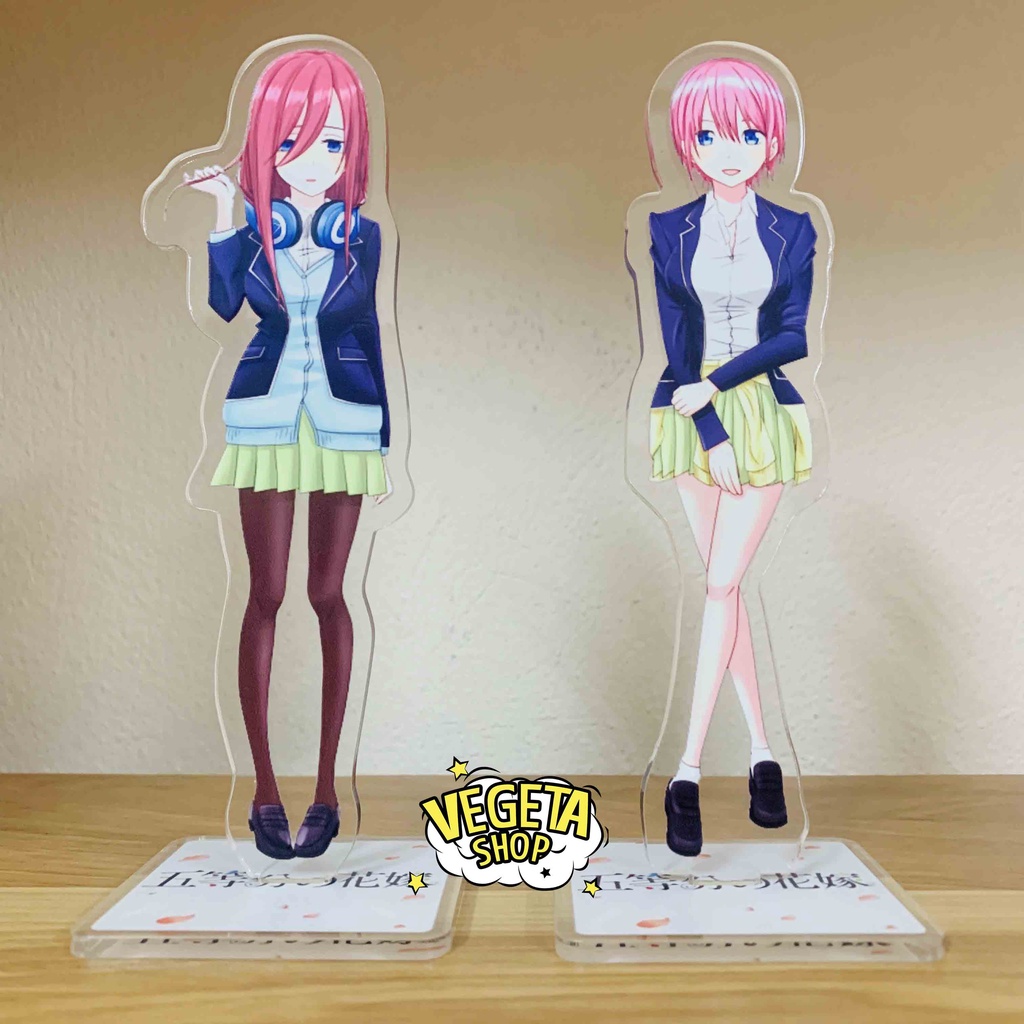 Mô Hình Tượng Standee Acrylic Mica 2 mặt - Nhà có 5 nàng dâu - Gotoubun no Hanayome - Ichika Nino Miku Yotsuba Itsuki