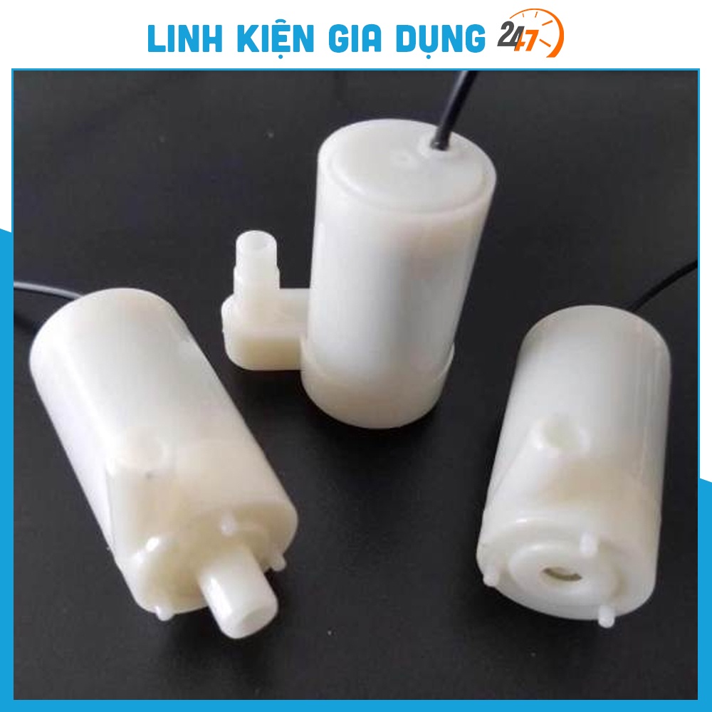 Máy bơm nước mini DC 3v-5v bơm chìm thân đứng dùng cho bể cá mini , thay thế bơm máy rót rượu