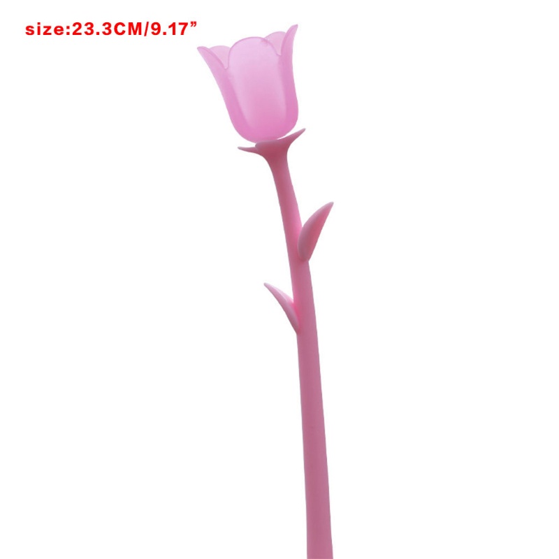 Set 4 Bút Mực Gel Ngòi 0 / 38mm Hình Bông Hoa Thay Đổi Màu Sắc Sáng Tạo Dành Cho Văn Phòng /