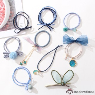 Set 12 dây buộc tóc xinh xắn dành cho nữ
