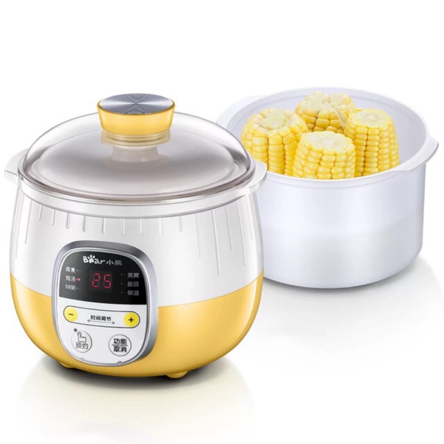 Nồi hầm cháo cho bé thương hiệu bear 0.8L