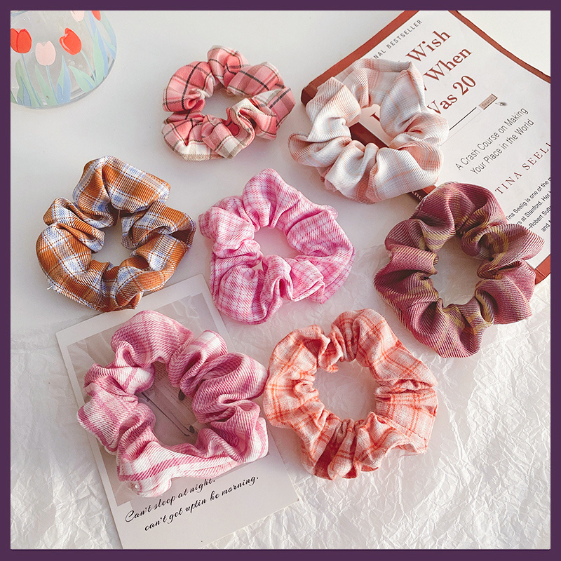 Dây buộc tóc chiffon nhiều màu sắc dễ thương phong cách Hàn Quốc