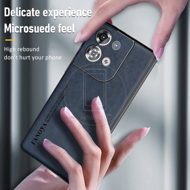 Ốp Điện Thoại Da Cứng Cao Cấp Cho OPPO Reno 8 Reno8 Pro 5G