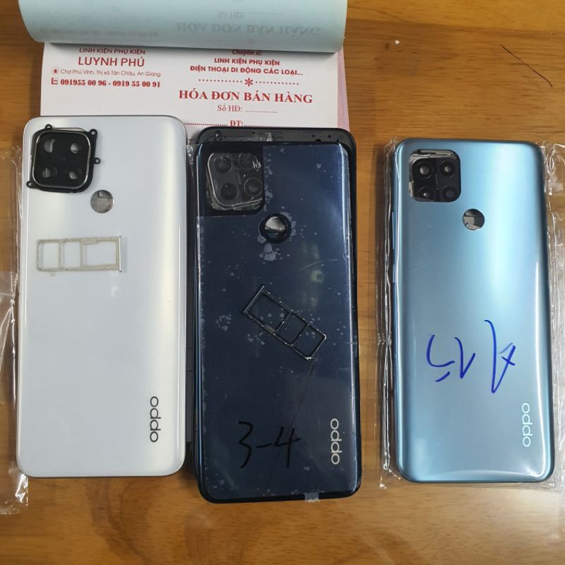 Vỏ oppo A15 A15s zin đẹp đủ bộ