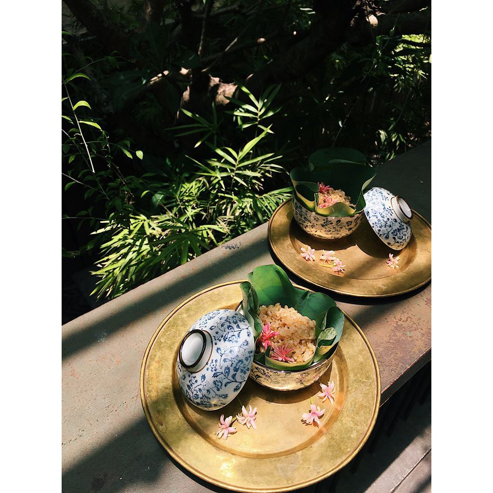 Mâm đồng trơn đánh bóng mờ giả cổ tự nhiên - Tonkin Craft