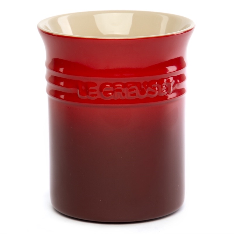 HŨ ĐA NĂNG ĐỰNG DỤNG CỤ NẤU ĂN, THÌA ĐŨA, CẮM HOA....LE CREUSET MẦU ĐỎ