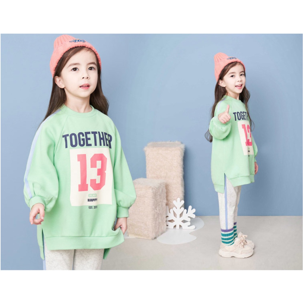 Bộ,Áo lót lông Hàn Quốc Jeli jargse05 Together bé gái JL2