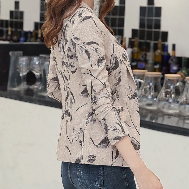 Áo Khoác Tay Dài Dáng Ngắn Cài Khuy Thời Trang Xuân Hè Hàng Mới Cho Nữ