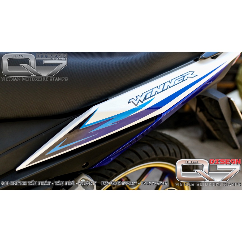 Tem Rời WINNER V1 XANH TRẮNG