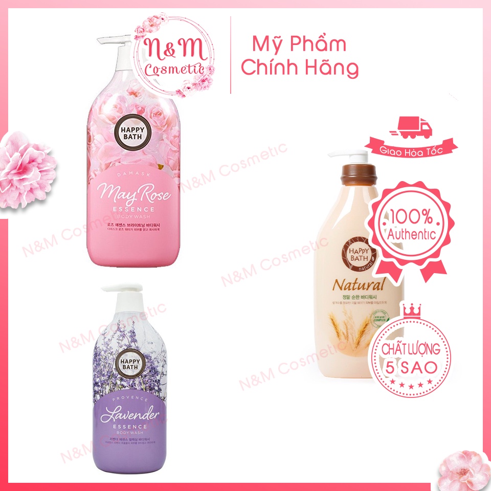 Sữa tắm Happy Bath Natural Body Wash Hàn Quốc