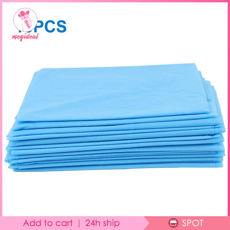 Bộ 10 Vỏ Bọc Giường Mát Xa Bằng Vải Không Dệt Tiện Dụng Mang Theo Du Lịch
