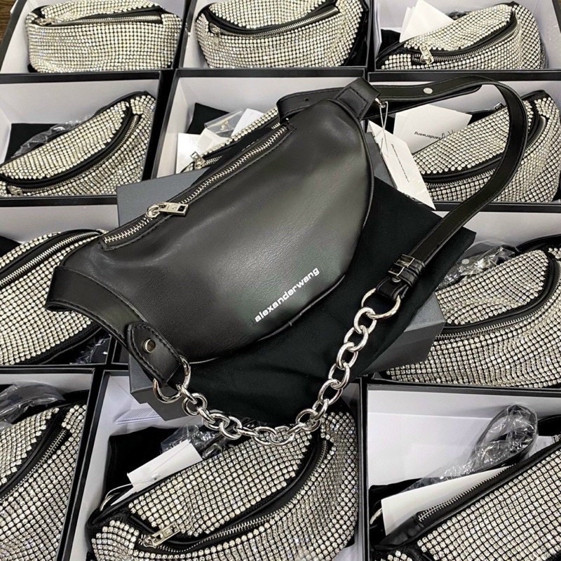 Túi xách bao tử đính đá full box ảnh thật + video