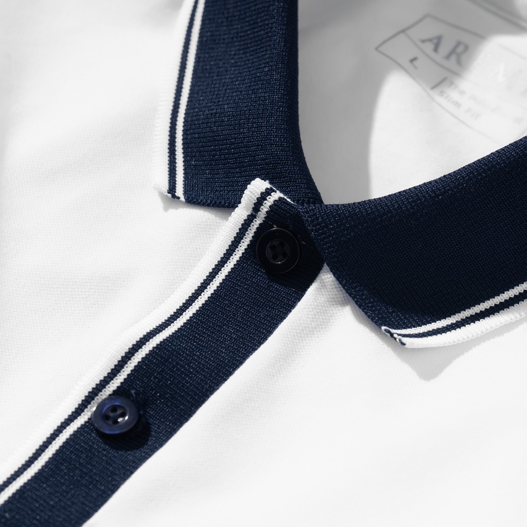 Áo polo nam cổ bẻ phối nhẹ,vãi CVC, thun cao cấp form chuẩn, thiết kế phong cách sang trọng,AREMI - APL0023 | BigBuy360 - bigbuy360.vn