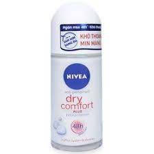 Lăn Khử Mùi Nữ Khô Thoáng Nivia Dry Comfort 50ml