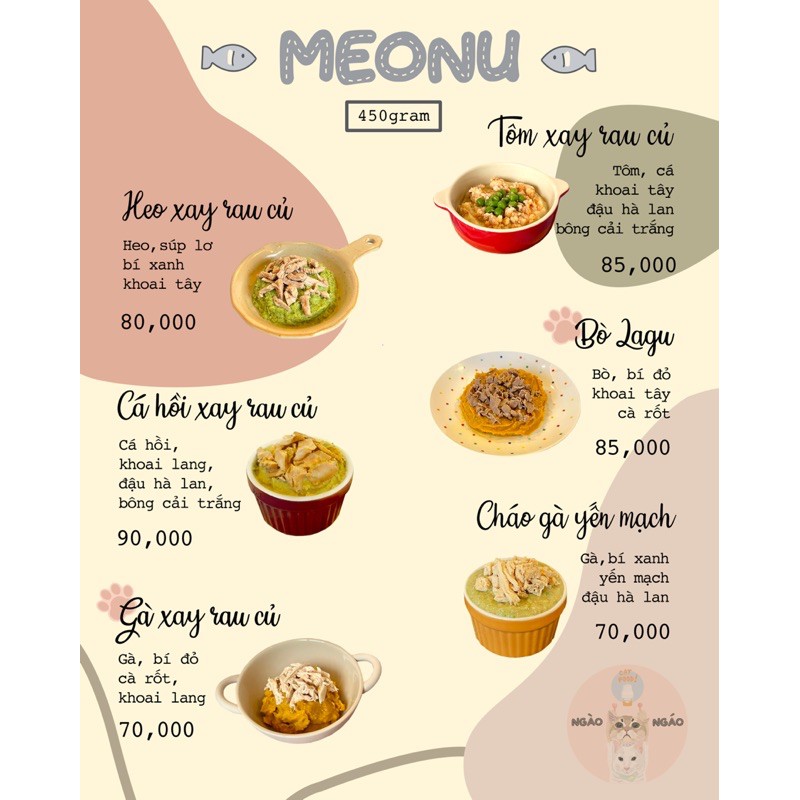 Đồ xay hấp dẫn Ngào Ngáo