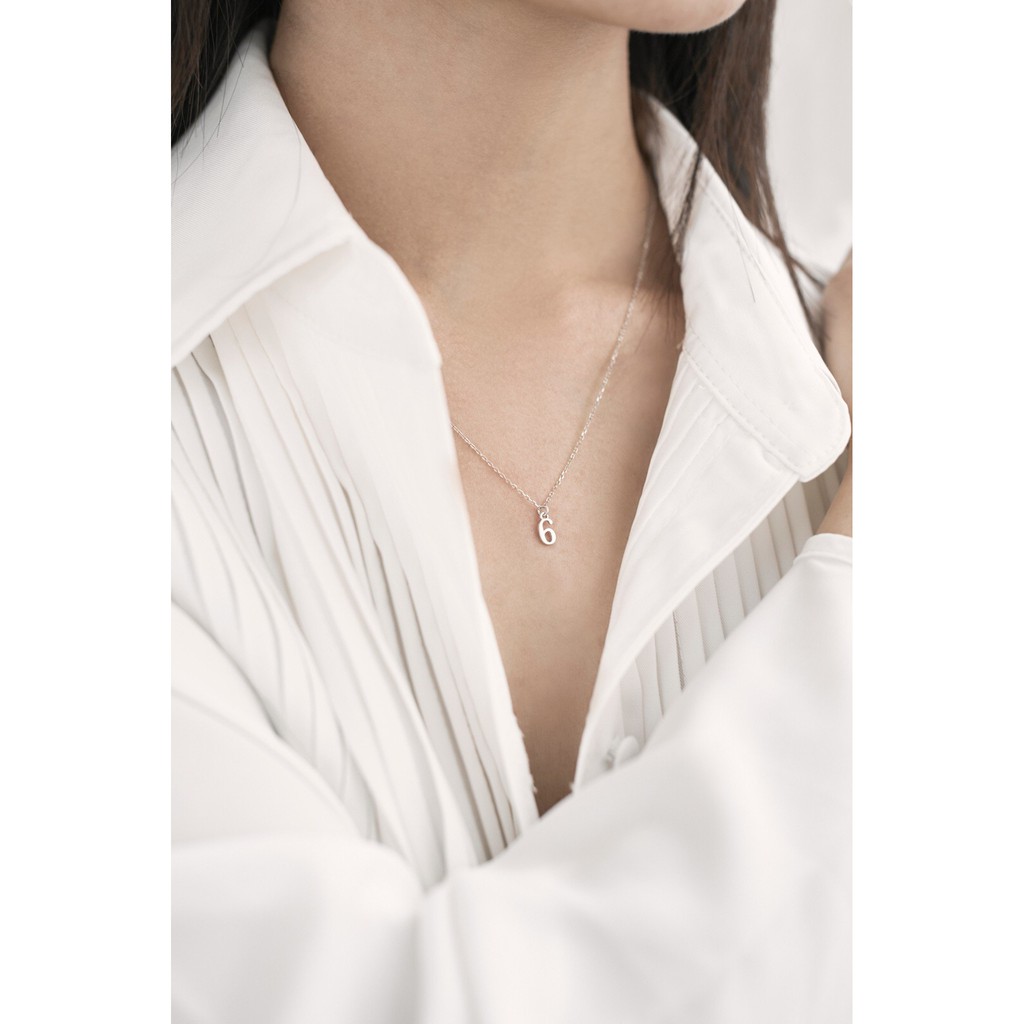 [Mã WABRFP153 giảm 12% đơn 500K] Vòng cổ Floralpunk Number Necklace Bạc 925