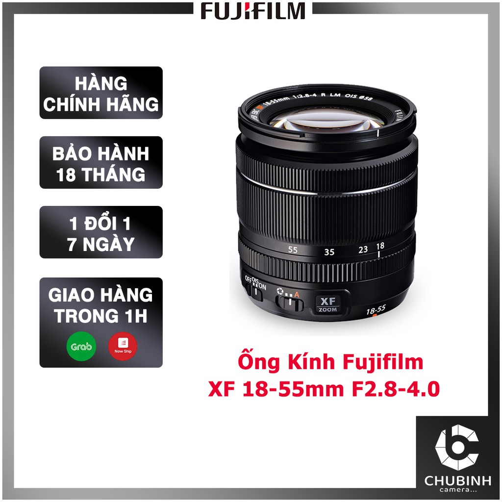 Ống Kính Fujifilm | Fujinon XF 18-55mm F 2.8-4 | Chính Hãng
