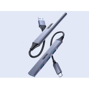 Hub USB Type-C chia 4 cổng USB UNITEK H204B mini - Chính hãng - Bảo hành 18 tháng
