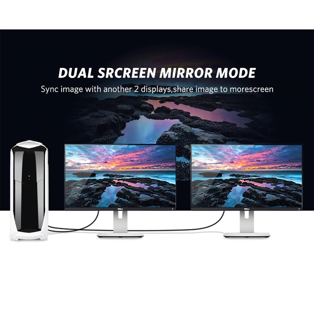 Cáp DisplayPort 1.2 Hỗ trợ 144Hz Bện Lưới  UGREEN DP107 chính hãng