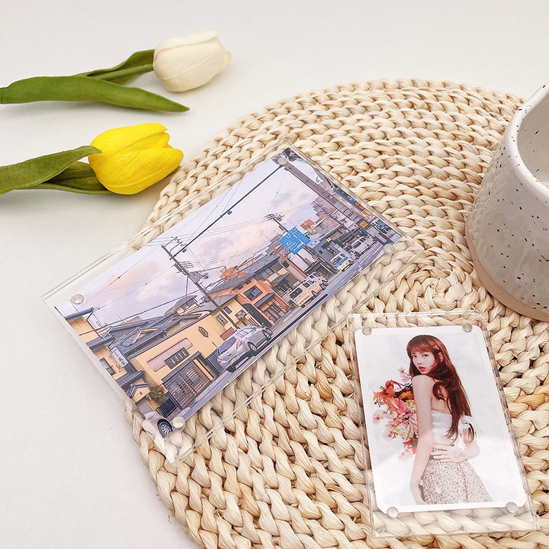 Giá Đỡ Trưng Bày Khung Ảnh Bằng Acrylic Trong Suốt