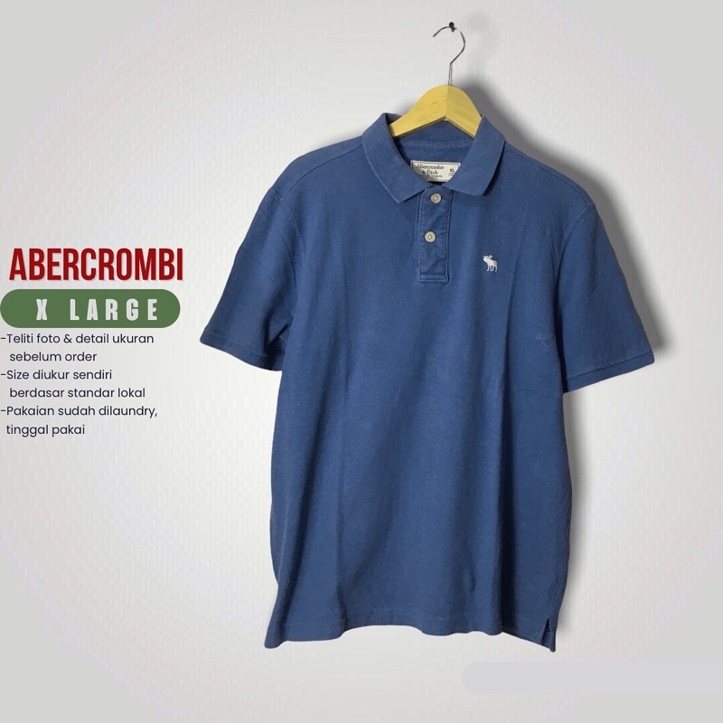Áo Thun Polo Nam Màu Xanh Lam Kích Thước XL