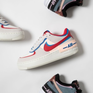 Giày Nike Air Force 1 Shadow "Sail Red" CU8591 100 - Hàng chính hãng - Voss Authentic