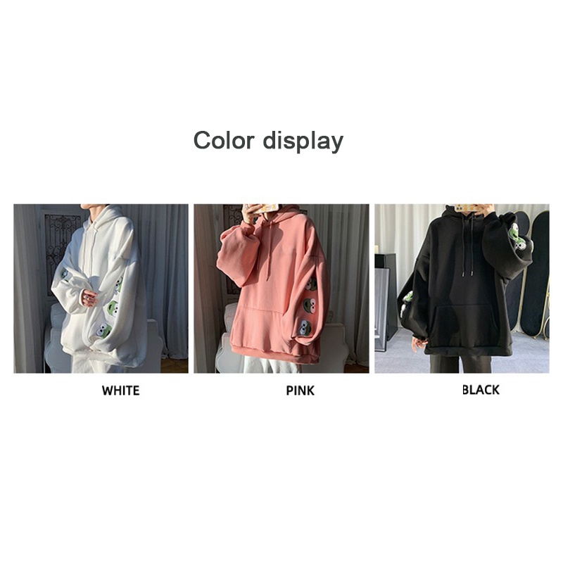 Áo hoodie AOKANG dáng rộng thời trang phong cách Hàn Quốc cho nam