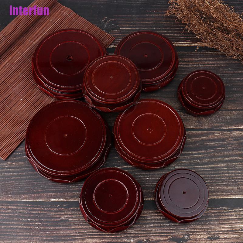 Đế Gỗ Chạm Khắc Hoa Văn Phật Giáo Tinh Tế