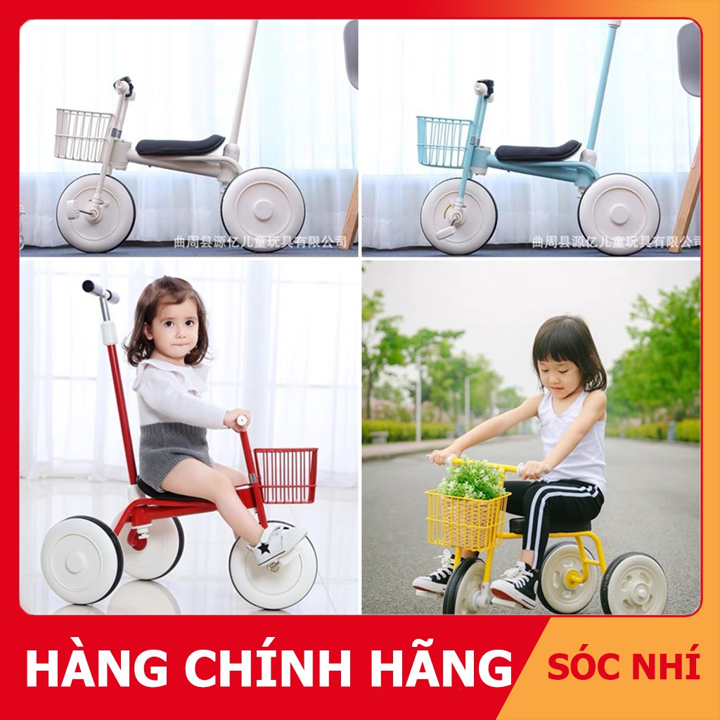 Xe đạp cho bé từ 1 đến 6 tuổi , Xe đạp 3 bánh cho bé 2 tuổi, 3 tuổi Muji cao cấp, Xe đẩy cho bé