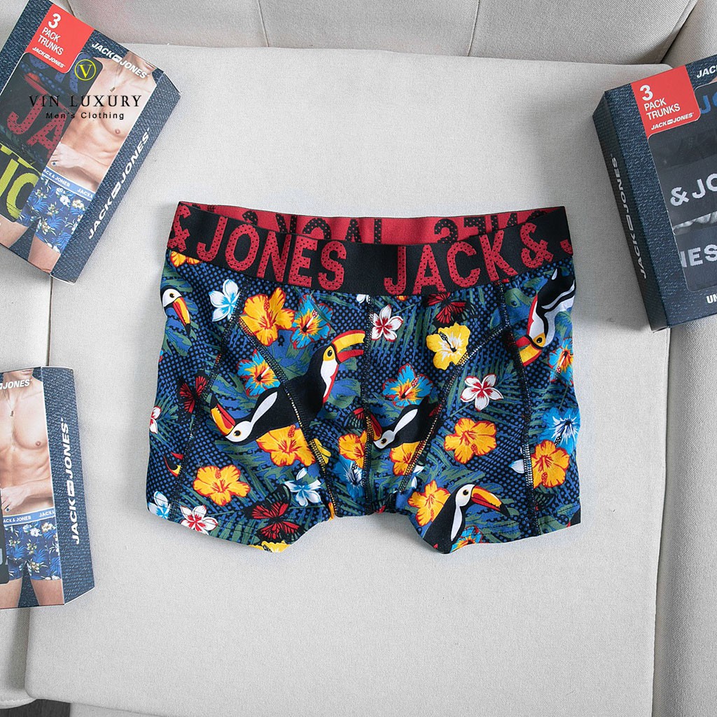 Quần Sịp Nam Boxer Họa Tiết Cao Cấp J140421 - Vin Luxury Hàng Hiệu