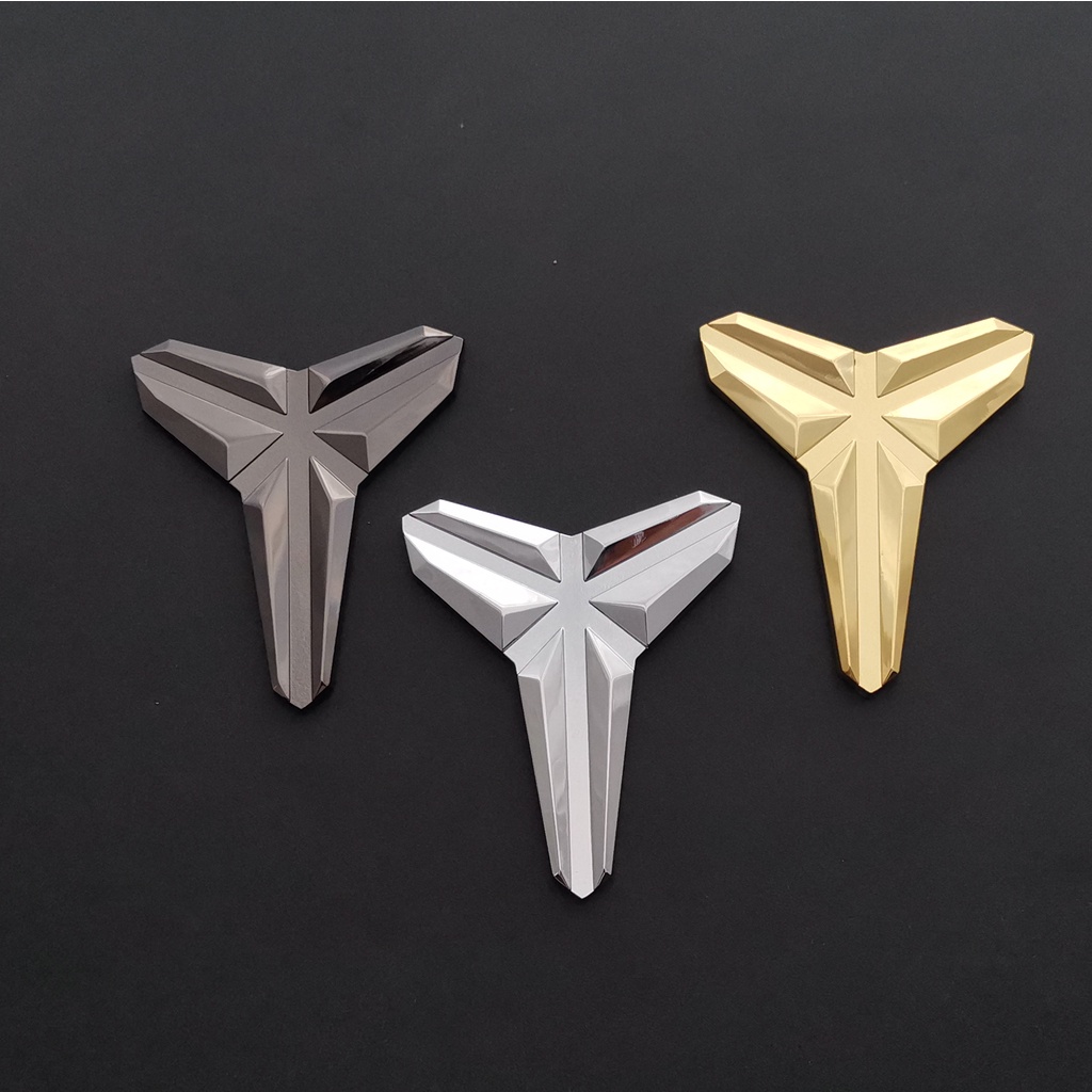 Nhãn Dán Ba Chiều Bằng Kim Loại In logo kobe Thể Thao Độ Chính Xác Cao Trang Trí Xe Hơi