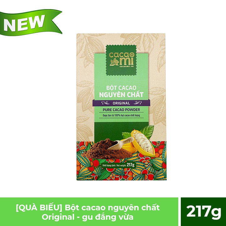 Bột CaCao CacaoMi Original 217g
