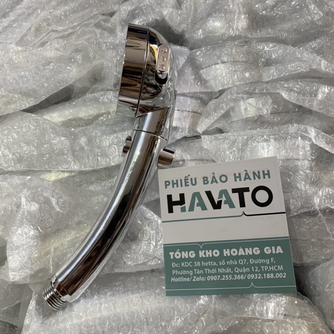 Tay sen tắm tăng áp , Vòi hoa sen tăng áp mạ Crom 3 chế độ có dây sen và đế cài