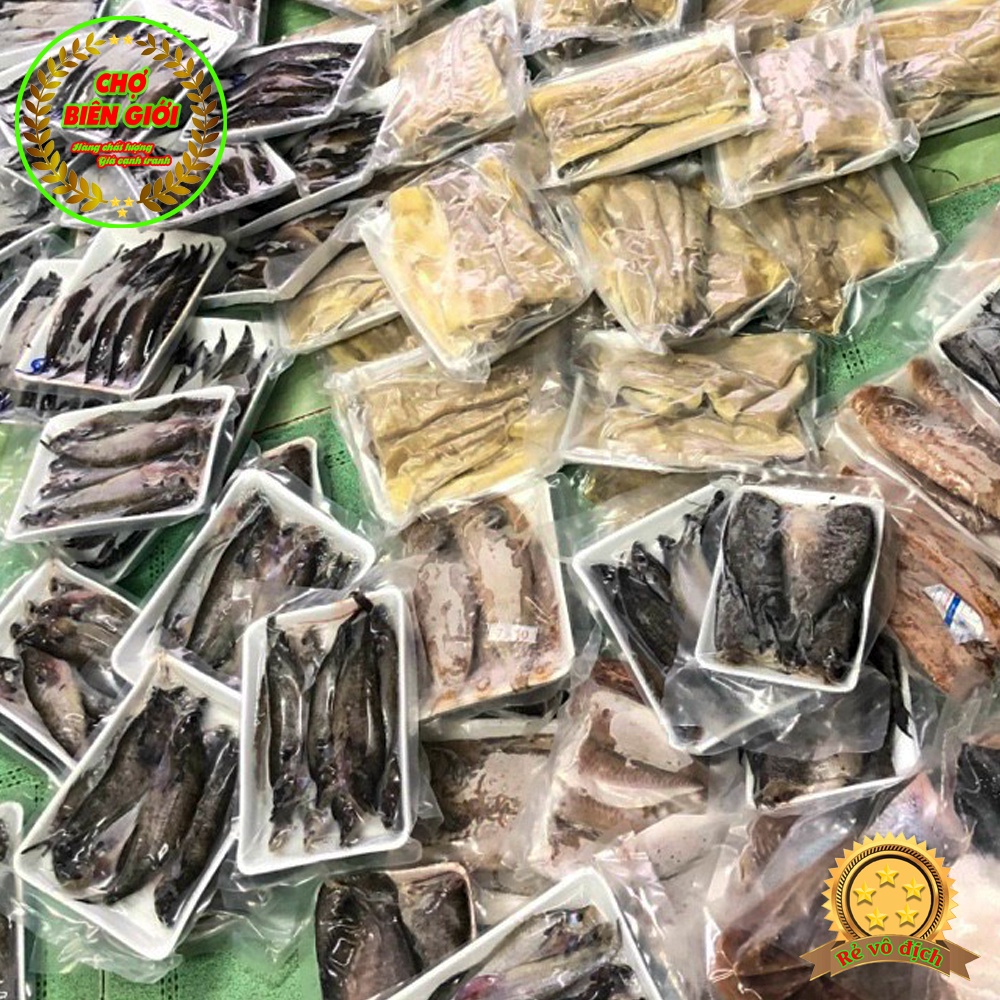 Khô Đầu Cá Tra Phồng Châu Đốc Loại To Phơi Khô Dùng Nấu Canh Chua Gói 1Kg